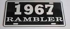 METAL LICENSE PLATE 1967 67 RAMBLER NASH AMC AMERICAN MOTORS 660 440 picture