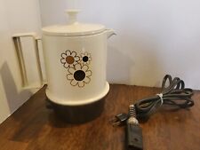 Vintage Regal Poly Hot-Pot 5 Cup Automatic Insta Hot Daisies Hot Water Works picture