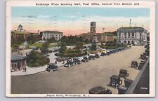 Providence, R. I., Exchange Place, Depot, Post Office, Central Fire Station-1927 picture