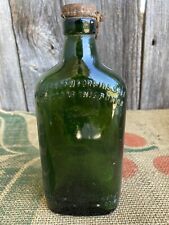 James  Buchanan & Co Ltd Glascow Scotland Green Whiskey Bottle Vintage W Lid picture