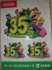 💥 RARE JAPAN OFFICIAL Super Mario Bros. 35th Anniversary Sticker Sheet 💥 picture