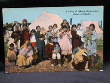 Group of Eskimo Women and Children Postcard UNPOSTED (0014) picture