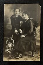 RPPC Postcard Portrait Woman And Child Mother Daughter     A3 picture