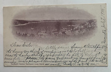 1905 NY Postcard Private Mailing Card Northport LI Long Island Harbor Town View picture