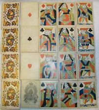 Reynolds & Sons Antique Playing Cards Complete 52 Cards c. 1850 picture