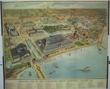 Rand McNally Columbian Exposition 1893 Chicago World's Fair Poster 20
