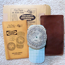 Vintage Kane Aero Co. MK-6B Dead Reckoning Computer Pouch Manual & Box picture