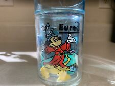 Vintage Euro Disney Plastic Kid’s Glass Magic Kingdom Mickey 1990s Cup Tumbler picture