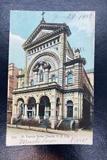 Church St Francis Xavier New York City 1908, Very Rare Postcard picture