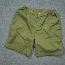 Vintage Boy Scout Shorts Adult 32 Green America BSA Outdoors Uniform 80s picture