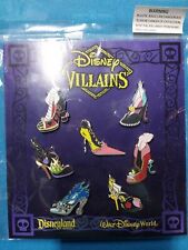 Disney Pin Villains High Heels Designer Shoes Set of 7  picture