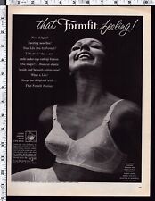 1961 Vintage Print Ad Formfit New Life Bra USA picture