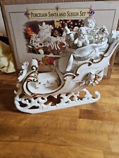 Grandeur Noel Porcelain  Sleigh Set  2001 Collectors Edition *SLEIGH ONLY* picture