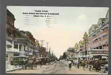Virginia Avenue, Hotels Jackson and Islesworth in the Background, 1913 Postcard picture