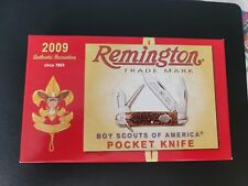 2009 REMINGTON  BOY SCOUTS OF AMERICA POCKET KNIFE RS3333 R1A brand New MIB picture
