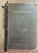 Antique 1891 TESTAMENT & PSALMS by The American Bible Society picture