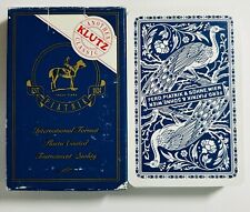 Vintage Deck - Playing Cards FERD PIATNIK & SOHNE-Blue Peacocks-Klutz  picture