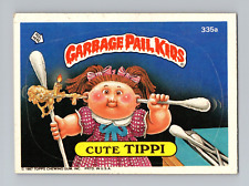 1987 Garbage Pail Kids “Cute Tippi” 335a Original Series 9 OS9 picture