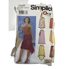 Simplicity 90s Sewing Pattern #5505 Size 6-12 Skirt 5 Variations 2 Hour UC & FF picture