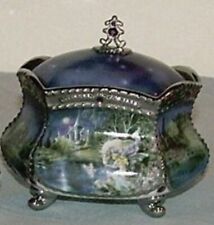 Vintage, New & Rare Ardleigh Elliott Porcelain Numbered Music Box - See Desc. picture