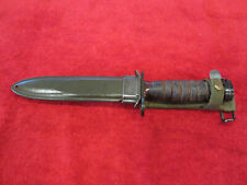 US Original WWII Leather Handle IMPERIAL M1-Carbine Bayonet W/WWII Scabbard picture