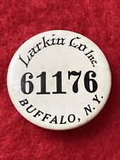 Vintage Larkin Soap Co Buffalo NY Employee ID Badge Pin ~ Whitehead & Hoag 61176 picture