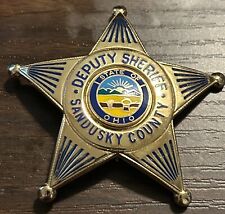 VINTAGE Ohio Deputy Sheriff Uniform Badge - GREAT CONDITION picture