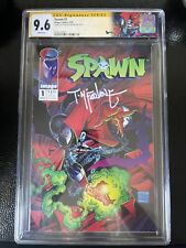 Image Spawn #1 CGC 9.6 SS Signed Todd Mcfarlane Custom Label picture