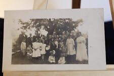 Antique Cabinet Card / Postcard. Large Extended  Family picture