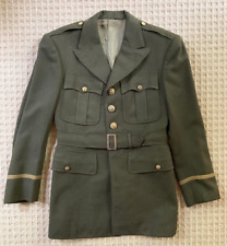 RARE WW2 US ARMY C.I.C. COUNTER INTELLIGENCE CORPS M1940 SERV. COAT TAILOR MADE picture