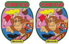 Donkey Kong Arcade Side Art 2Pc set Nintendo Premium Vinyl See Pics picture