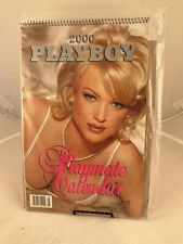 2000 Vintage PLAYBOY Playmate Wall Calendar Spiral Bound Opened picture