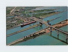Postcard The Sault Ste. Marie International Bridge picture