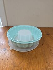 Vintage Tupperware 1201-3 Jello Mold, Green with Clear lid (K1) picture