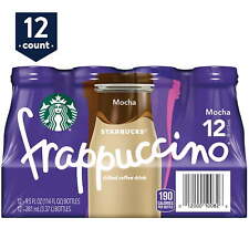 Starbucks Frappuccino Mocha Iced Coffee Drink, 9.5 fl oz 12 Pack Bottles picture