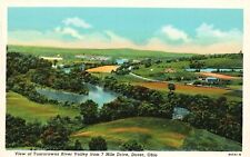 View of The Tuscarawas River Valley Dover Ohio OH Vintage Postcard c1920 picture