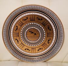 Vintage Grecian Etruscan Greek Copper Tone Serving Tray by Fabcraft USA Barware picture