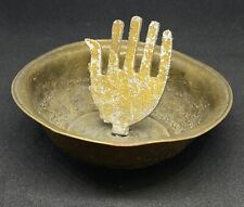 Rare Antique Islamic Prayer Bowl with the Hand of the Prophet Abbas picture