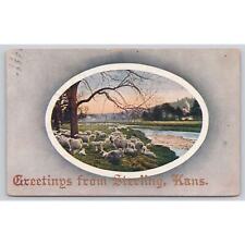 Postcard KS Greetings From Sterling Kansas picture