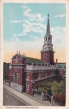 Philadelphia PA Pennsylvania Christ Church 1922 Postcard D52 picture