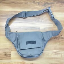 Vintage Hipack Fanny Pack Lufthansa Gray Adjustable EUC picture
