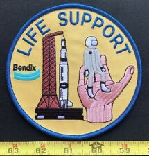 NASA Life Support Test Flight Bendix Iron On Collectors Jacket Patch Patch picture