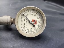 Vintage Old Binks Spray System Pressure Guage Glass Face USA Steampunk Gasser picture
