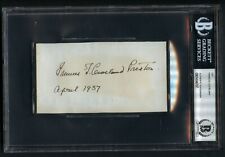 Frances Cleveland signed autograph auto 3x5 cut Former 1st Lady of the USA BAS picture