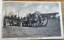 Camp Kearny 9-Page Postcard Book real photo  RPPC  SAN DIEGO CALIFORNIA Military picture
