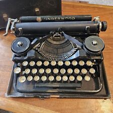 Vintage 1927 Underwood Standard Portable 3 Bank Typewriter  picture