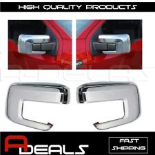 FOR 2021 22 2023 FORD F-150 F150  21 22-23 CHROME MIRROR COVER WITH LED LIGHT picture