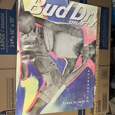 Bud Dry 1990 Rare Poster picture