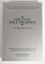 Precious Bible Promises Blue Bonded Leather KJV in box (1983)  picture