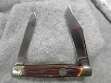 VTG USA MADE CAMILLUS 3 LINE MOOSE DELRIN 2 BLADE 3 7/8 IN CLOSED NEVER USED CAR picture